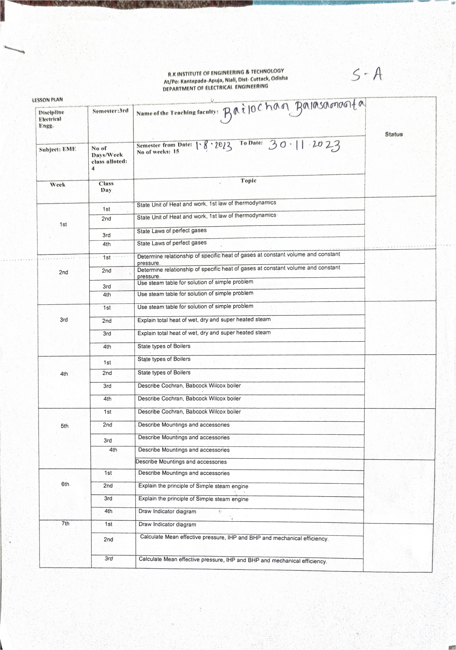 Lession Plan electrical department_page-0001